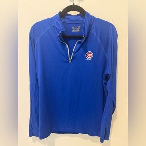 Under Armour Royal Blue CHICAGO CUBS Quarter-Zip Pullover